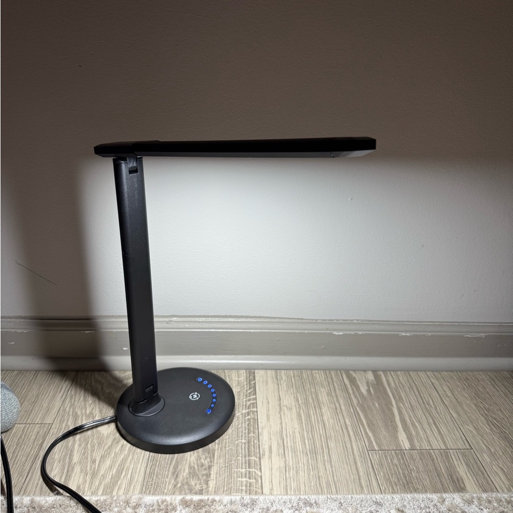 Sleek Black LED Desk Lamp